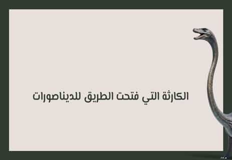 ماذا حدث للأرض بعد سقوط النيزك
