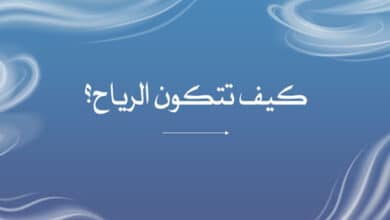 كيف تتكون الرياح