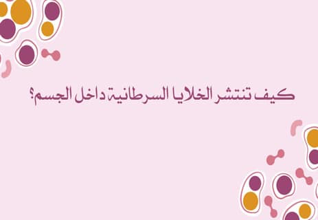 كيف تنتشر الخلايا السرطانية داخل جسم الإنسان؟ 11 الخلايا السرطانية