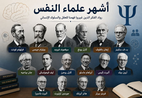 أشهر علماء النفس وتأثيرهم في تفسير السلوك الإنساني 11 أشهر علماء النفس