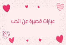 عبارات قصيرة عن الحب