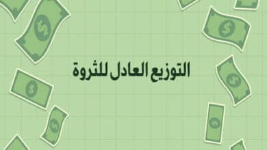 التوزيع العادل للثروة