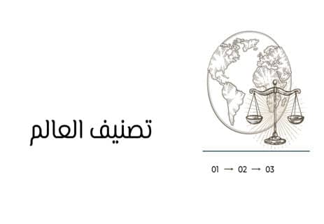 الفرق بين العالم الأول والثاني والثالث