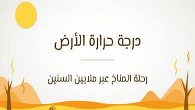 درجة حرارة الأرض: رحلة المناخ عبر ملايين السنين 46 درجة حرارة الأرض
