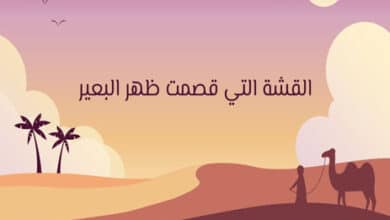 القشة التي قصمت ظهر البعير